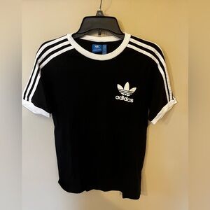 Adidas Black and White T-Shirt
